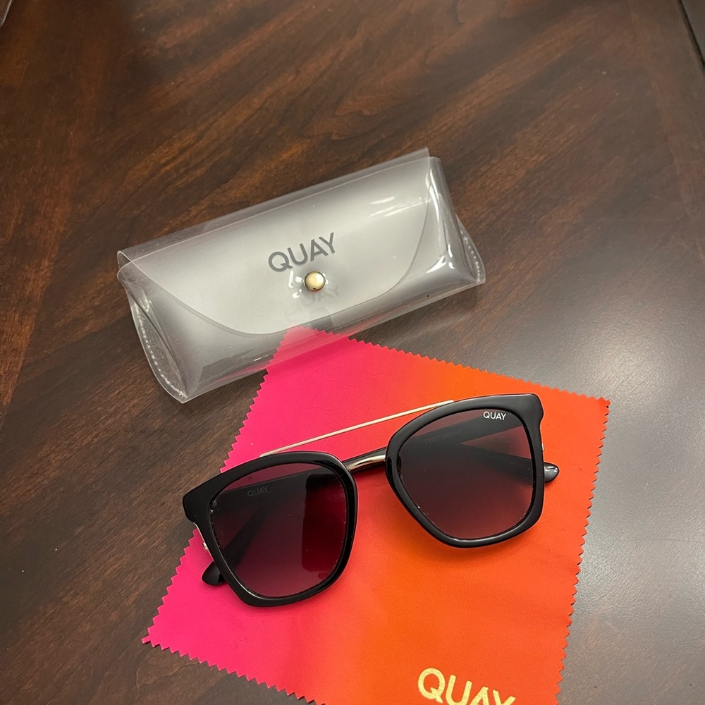 Quay Black Sunglasses